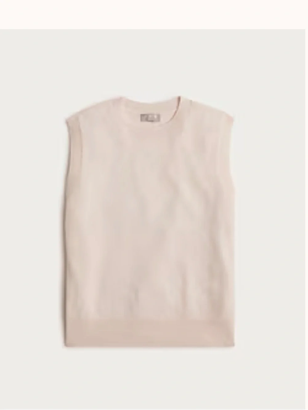 NWT J. Crew Cashmere relaxed sweater-vest L